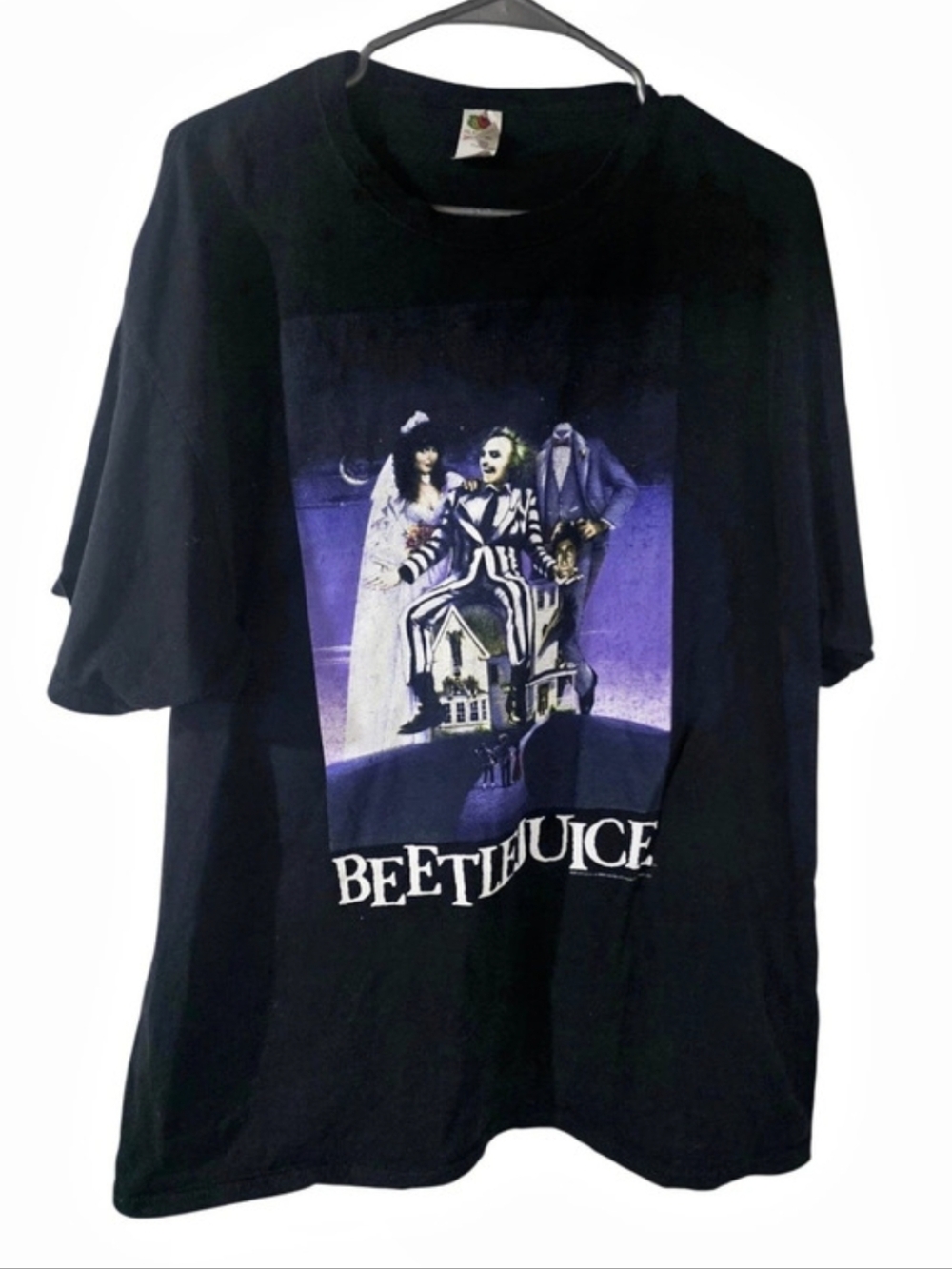 Fruit of the Loom Beetlejuice Movie Poster Graphic T-Shirt Beetlejuice